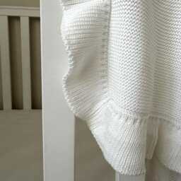 Wimborne Organic Cotton Baby Blanket Heirloom Newborn Gift - thumbnail 2