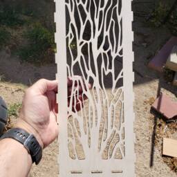 Custom Wood Led Lamp. Gift Bright Multi Color Laser Engraved With Remote Control Birch Birthday Anniversary - thumbnail 3
