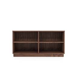 Mid-Century Sideboard, Bookshelf, Bookcase, Gramophone Stand, Dresser, Commode, Credenza Made Of Walnut Vaneer - Livlo O-R01