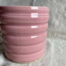 Candy Floss Pink Bubble Ceramic Planter, Handmade Glazed, Cream Plant Pot, Large Pink Vessel, Unique British Gift, Handcrafted Pots - thumbnail 4