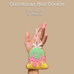 Christmas Felt Ornament, PDF Pattern, Tree Decoration, Bell Ornaments - thumbnail 4