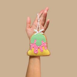Christmas Felt Ornament, PDF Pattern, Tree Decoration, Bell Ornaments - thumbnail 1