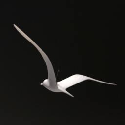 Seagull Mobile Outdoors By John Perry Upwing Soaring Style 14 Inch Wingspan Sculpture. Signed - thumbnail 4