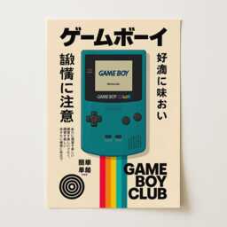 Game Boy Color Wall Art - Retro Nintendo Poster Japanese Style Print - thumbnail 1