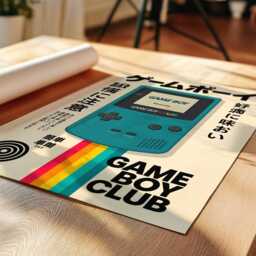 Game Boy Color Wall Art - Retro Nintendo Poster Japanese Style Print - thumbnail 2