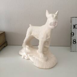 Home Decoration Handmade Ceramic Dog Figurines, Ready To Paint, Unique D??cor, Lover Gift, Customizable Art - thumbnail 2