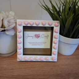 Pink Heart Cabochons Square Photo Frame 4 X Inches - thumbnail 4