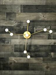 Aquila Constellation 8 Light Modern Industrial Vanity Mid Century Bathroom - thumbnail 1