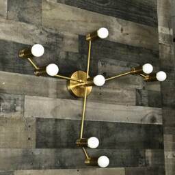 Aquila Constellation 8 Light Modern Industrial Vanity Mid Century Bathroom - thumbnail 3