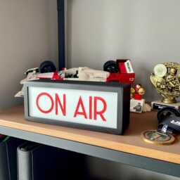 On Air Light Box - Desk Lamp, Usb Powered Led Sign, Gaming Streamer Light, Podcast Studio Decor, Home Office Sign - thumbnail 2