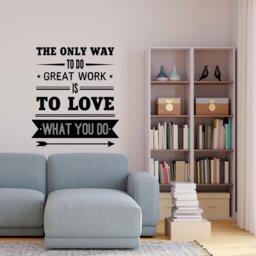 Great Work Wall Decal - Motivational Office Art Vinyl Sticker For Creative Spaces - thumbnail 3