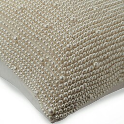 "Designer Ivory Throw Pillow 16""x16" - thumbnail 3