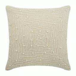 "Designer Ivory Throw Pillow 16""x16" - thumbnail 2