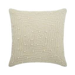 "Designer Ivory Throw Pillow 16""x16" - thumbnail 1