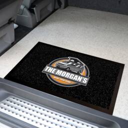 Personalised Campervan Door Mat Pop Top Orange In-Door 60 X 40 cm V101 - thumbnail 2