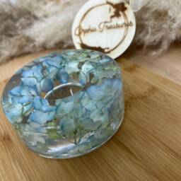 Funeral Flower Preservation Light Holder/Resin Tea Wedding Memorial Flowers - thumbnail 3