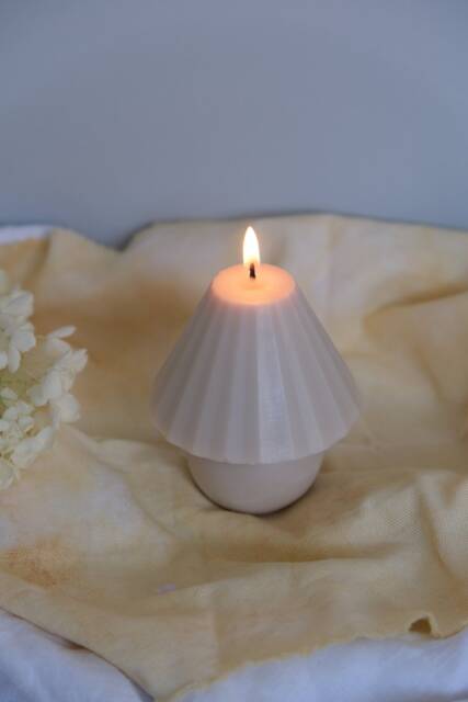 Lamp Shaped Soy Wax Candle - Handmade Sculptural Modern Home Decor Mother's Day Gift Novelty - image 1