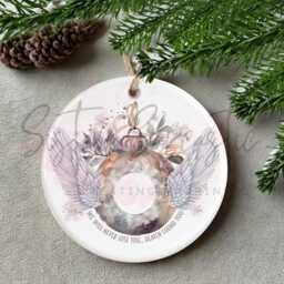 Personalised Christmas Decoration - Memory Heaven Bauble Custom Gift Stocking Filler Eve Box
