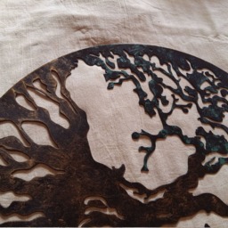 Rustic Metal Tree Of Life Wall Art Patina Finish, 18.5 - thumbnail 3