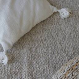Large Beige Rug 200x300cm, Area Rug, Cotton Carpet, Living Room Bohemian Kids Farmhouse Decoration, Tapis - thumbnail 4
