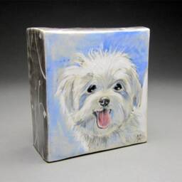 Custom Dog Painting, Pet Portrait Artist, Dog Cat Maltese Cube Can Ship Now, Wall Art, Custom Animal Portraits, Portraits - thumbnail 2