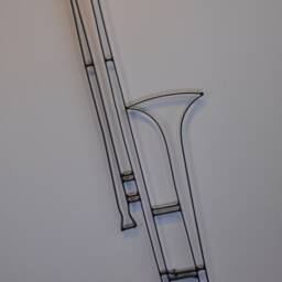 Trombone Musical Instrument Metal Wall D??cor & Sculpture - thumbnail 3