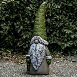 Outdoor Gnome Statue Concrete Pixie Sculpture Cement Figurine Garden & Home Ornament Gnome Lover Gift Scandinavian Decoration - thumbnail 3