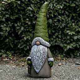 Outdoor Gnome Statue Concrete Pixie Sculpture Cement Figurine Garden & Home Ornament Gnome Lover Gift Scandinavian Decoration