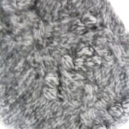 3D Christmas Stocking Felted Wool Black White Large Faux Wooden Buttons Ooak Chadwicks Sweater Recycled Repurposed Upcycled 946 - thumbnail 3