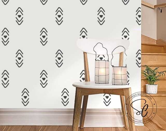 Tribal Arrow Wall Decals - Geometric Nursery Decor, Set Of 78 - image 1