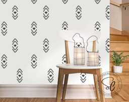 Tribal Arrow Wall Decals - Geometric Nursery Decor, Set Of 78 - thumbnail 1