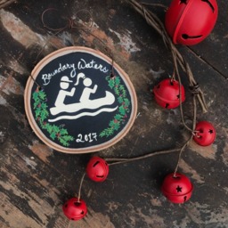 Surfing Christmas Ornament With Mele Kalikimaka - thumbnail 3
