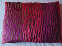 Designers Guild/William Yeoward Fabric Cushion Cover Elba Cassis Pillow - thumbnail 1