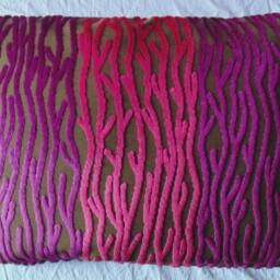 Designers Guild/William Yeoward Fabric Cushion Cover Elba Cassis Pillow - thumbnail 3