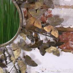 Eklora Gold Surround Butterfly Wall Mirror 52cm - thumbnail 3