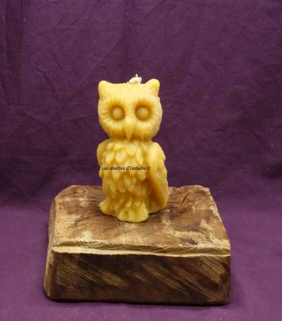 "Beeswax Candle ""Owl" - image 1