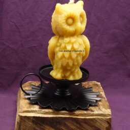 "Beeswax Candle ""Owl" - thumbnail 4