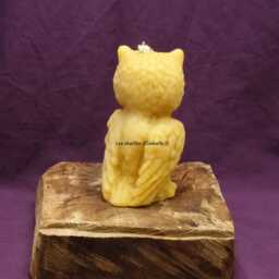 "Beeswax Candle ""Owl" - thumbnail 3
