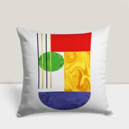 Abstract Colorful Cushion Cover, Geometric Pillow Case, Modern Bedroom Throw Boho Living Room Home Textiles - thumbnail 4