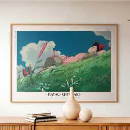Kiki Studio Ghibli Poster - Framed Hayao Miyazaki Art Prints - thumbnail 2