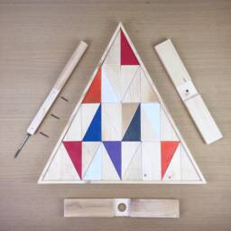 Christmas Tree, Wooden Ecofriendly Minimal Design Reclaimed Home Decor, Living Xmas Decor