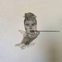 Large Metal Wall Art Audrey Hepburn Portrait Living Room Decor Hanging Sculpture Anniversary Mother Day Gift For Lover - thumbnail 4