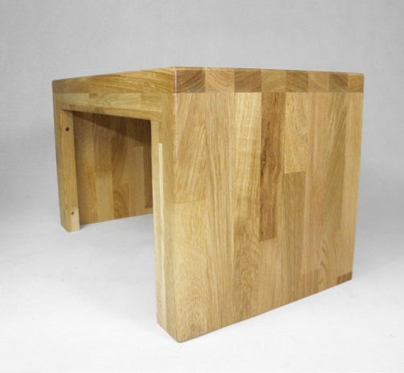 Stool/Footbench Made Of Solid Oak Wood, Stand, Table - image 1