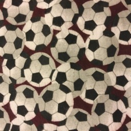 Soccer Fans Snuggle Cotton Flannel Boomerang Pillowcase - thumbnail 2