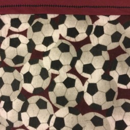 Soccer Fans Snuggle Cotton Flannel Boomerang Pillowcase - thumbnail 3