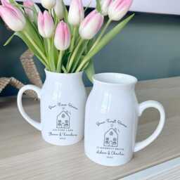 Personalised New Home Gift, Vase, Housewarming Moving in Couples First Time Buyers - thumbnail 2