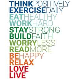Think Positively Wall Decal - Motivational Art For Office Studio Decor - thumbnail 2