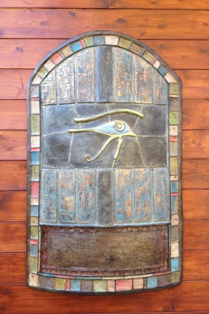 Egyptian Shield Wall Art Bronze Finish Replica, Hercules Prop - image 1