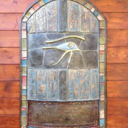 Egyptian Shield Wall Art Bronze Finish Replica, Hercules Prop - thumbnail 4