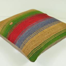 Handwoven Wool Kilim Pillow Cover - thumbnail 3